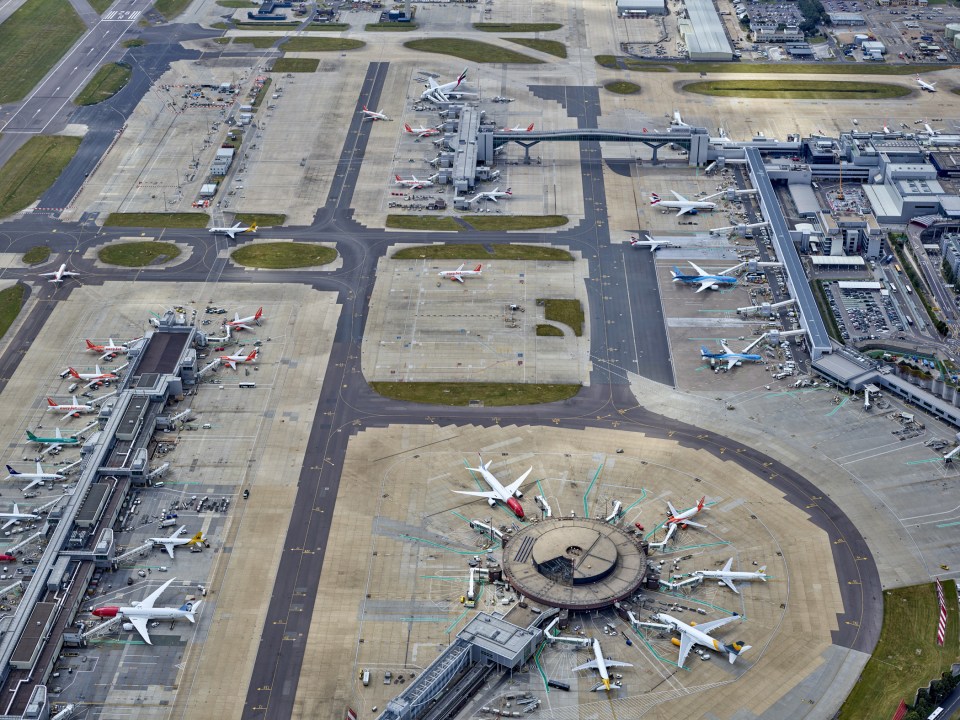Gatwick Airport passenger numbers