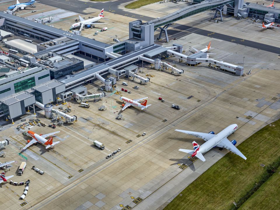 Gatwick Airport passenger numbers