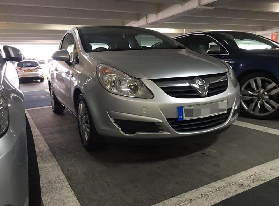 He had left his car with the Blue Star Parking "meet and greet" service at Gatwick