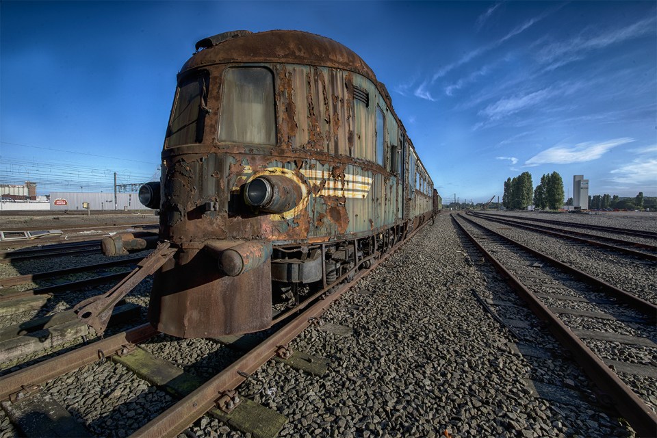 This example stands dormant in Belgium, untouched from its last voyage