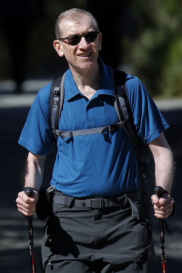 Theresa May's husband Philip May is dressed for the occasion