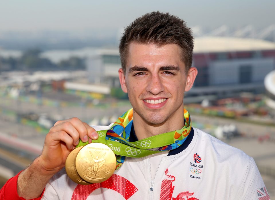 Double gold . . . We think Max should be knighted
