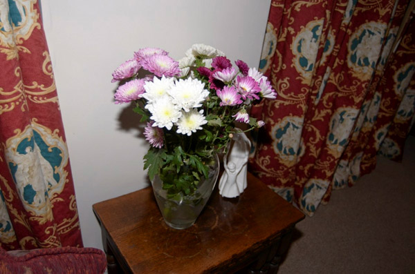 The vase in Sadie's home