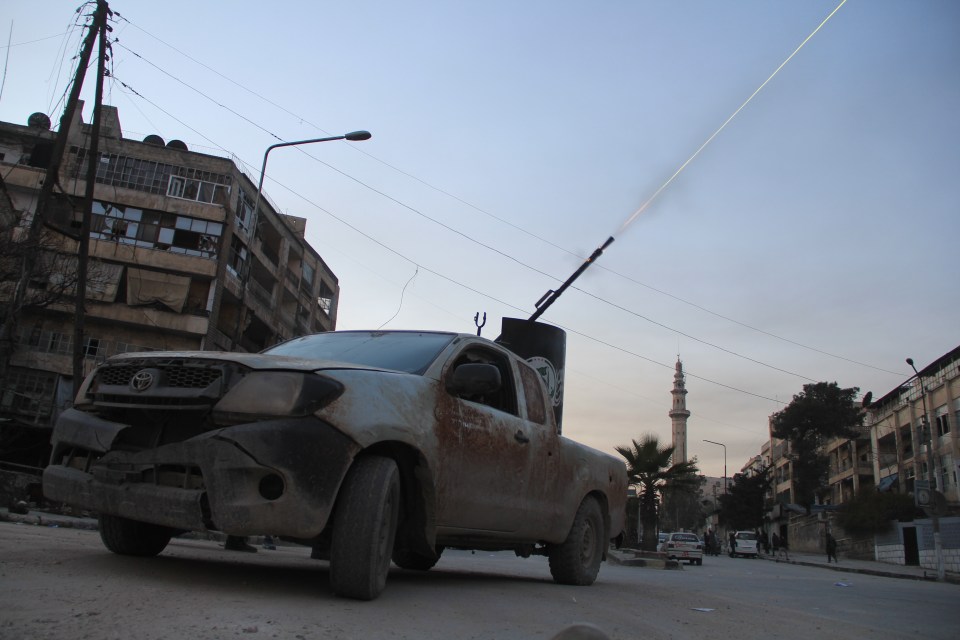 Rebels aiming at Russian fighter jets with it recently revealed Russia was not using a base in Iran to target Islamic State fighters
