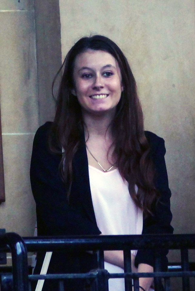 Trainee Jennifer Mackie gave evdience against Laura and said she was left "shaken" by the incident