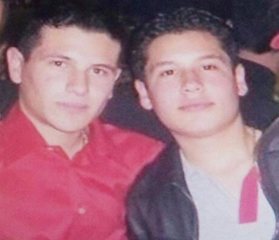Jesus Alfredo, pictured right with his brother Ivan, is thought to be among those kidnapped