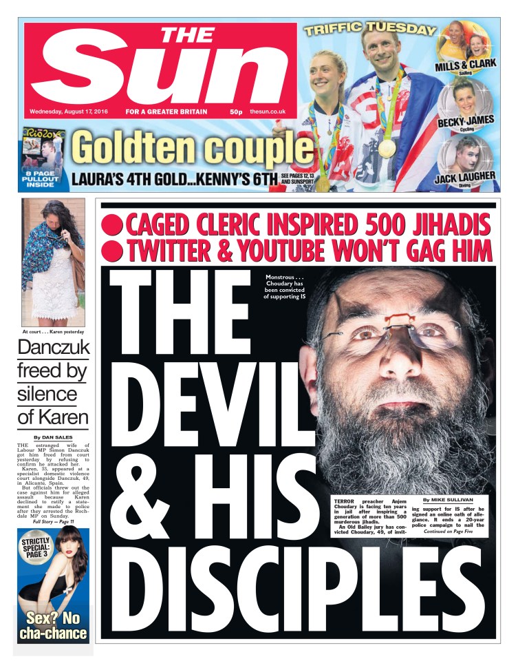 SUN Choudary front page Devil and his Disciples