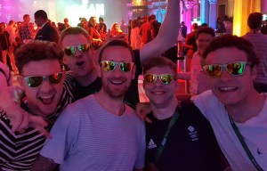 Team GB cyclists party in 'baller' gold sunglasses... after namechecking their free Oakleys on Twitter