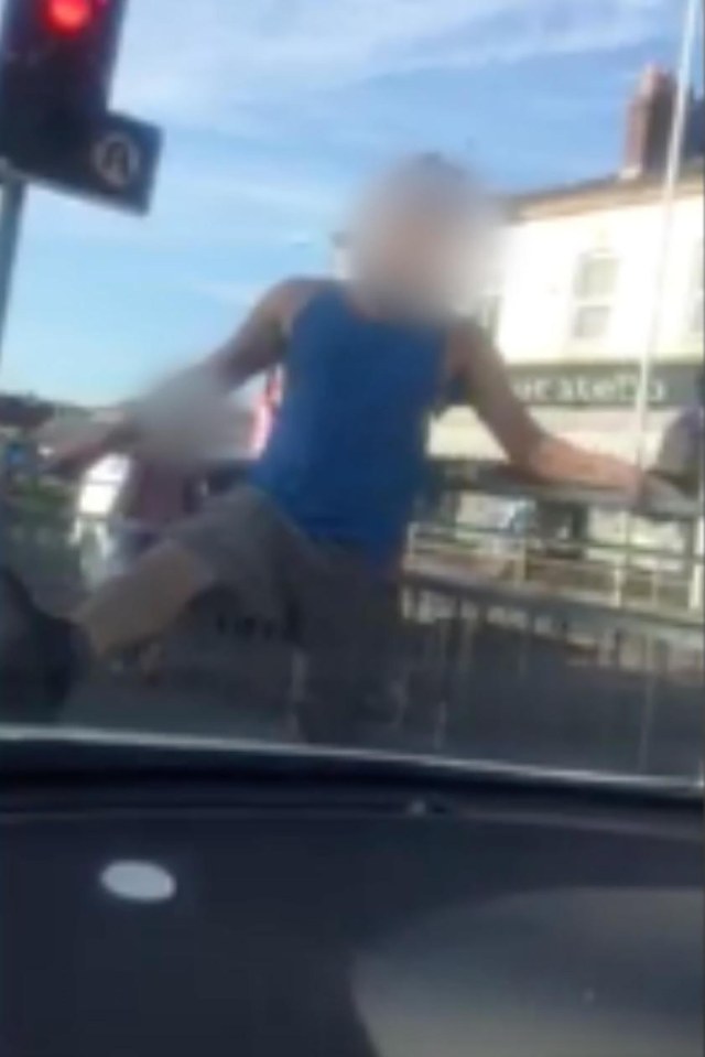 Road rage attack in Stockport