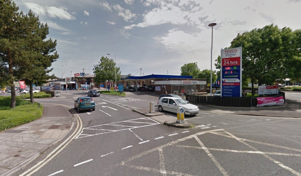 Husseine tried to snatch the child from Tesco in Eastgate, Bristol, as she looked at shoes