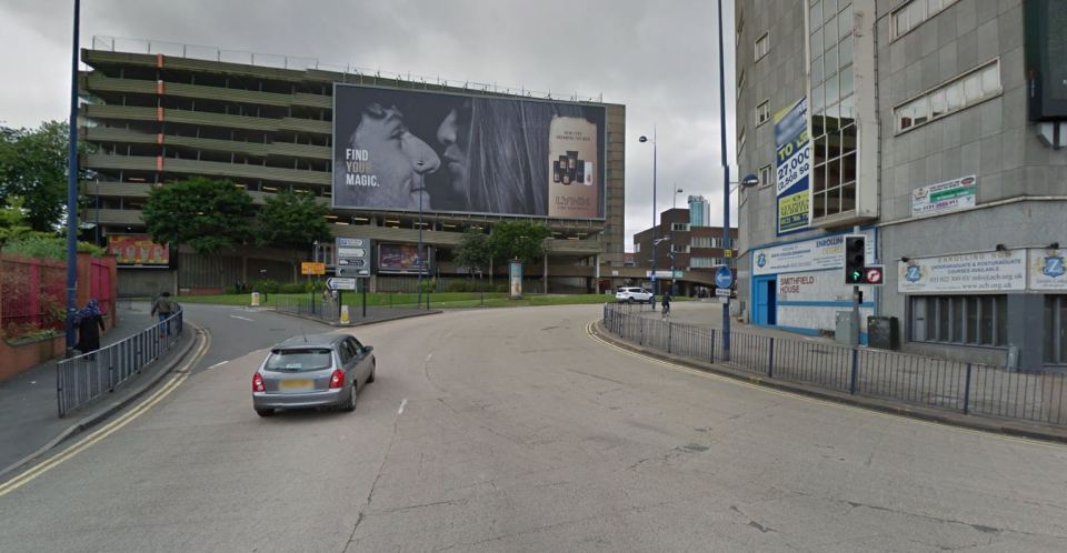 Nadeem was struck by another car at the junction of Alcester St and Bradford St 