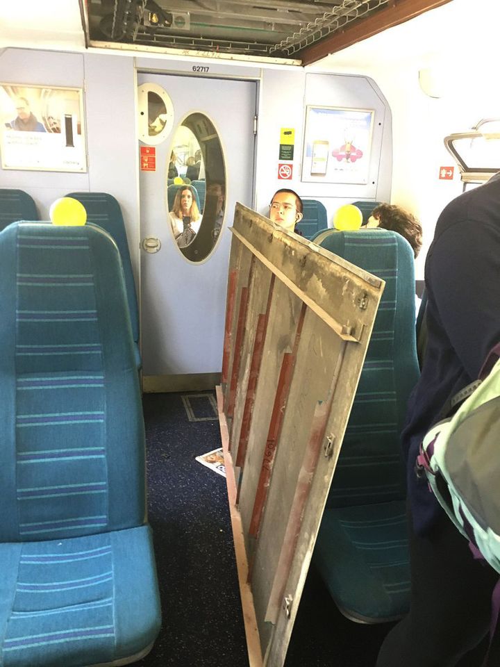 Southern train roof collapse