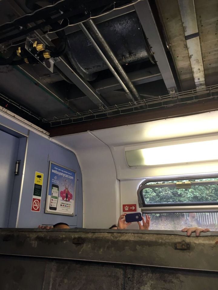 Southern train roof collapse