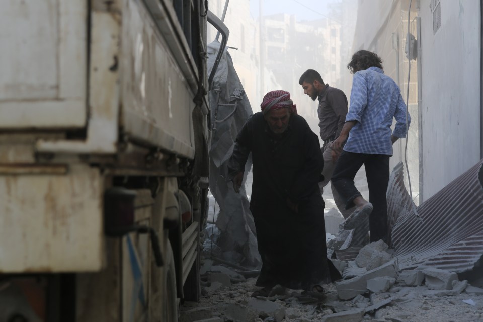 Bombardments in the region have devastated the city of Aleppo in Syria 