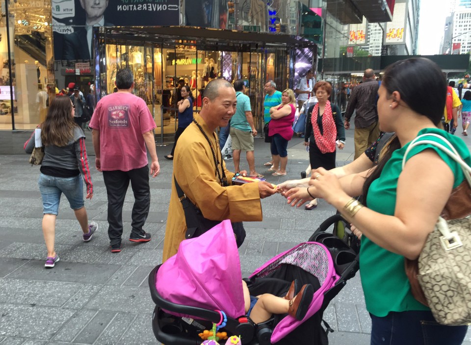 Fake monks in London