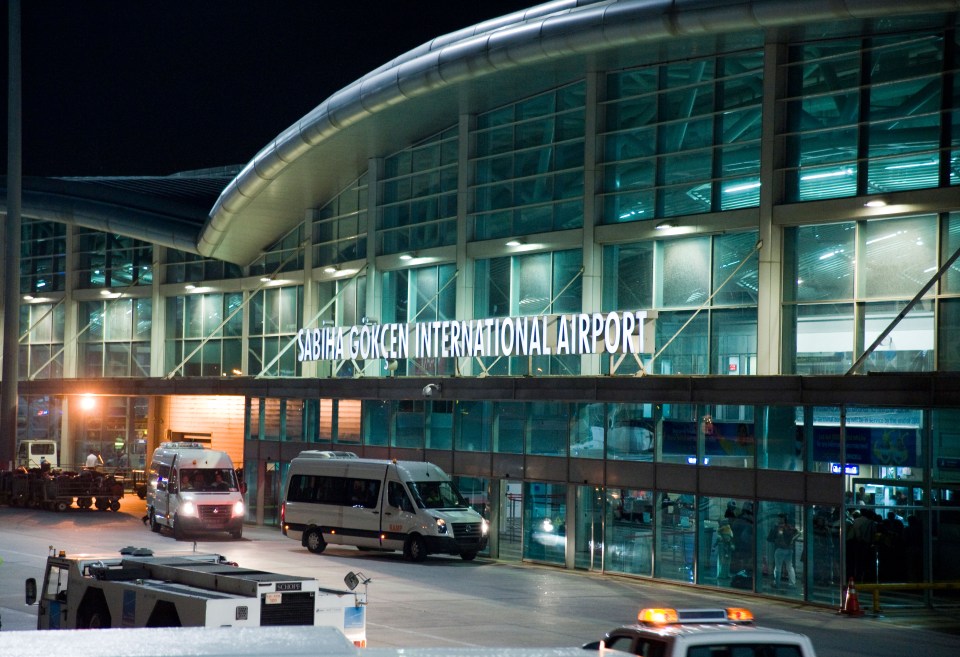 Sabiha Gokcen International airport in Istanbul Turkey