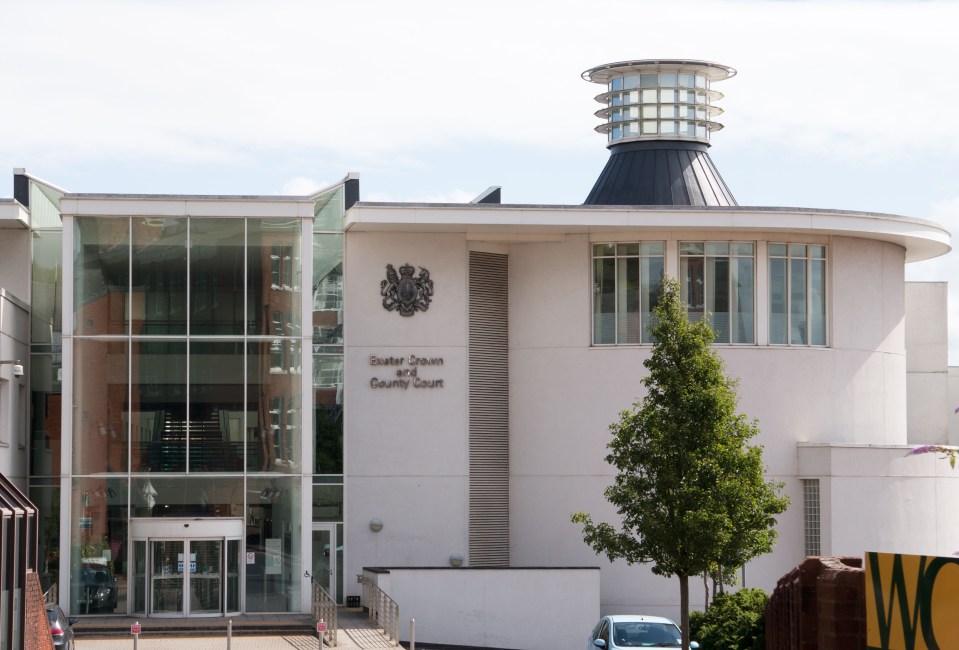 Exeter crown and county courts building, England, UK