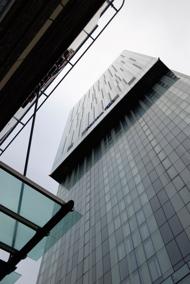 The Beetham Tower in Manchester, England, UK.. Image shot 2009. Exact date unknown.
