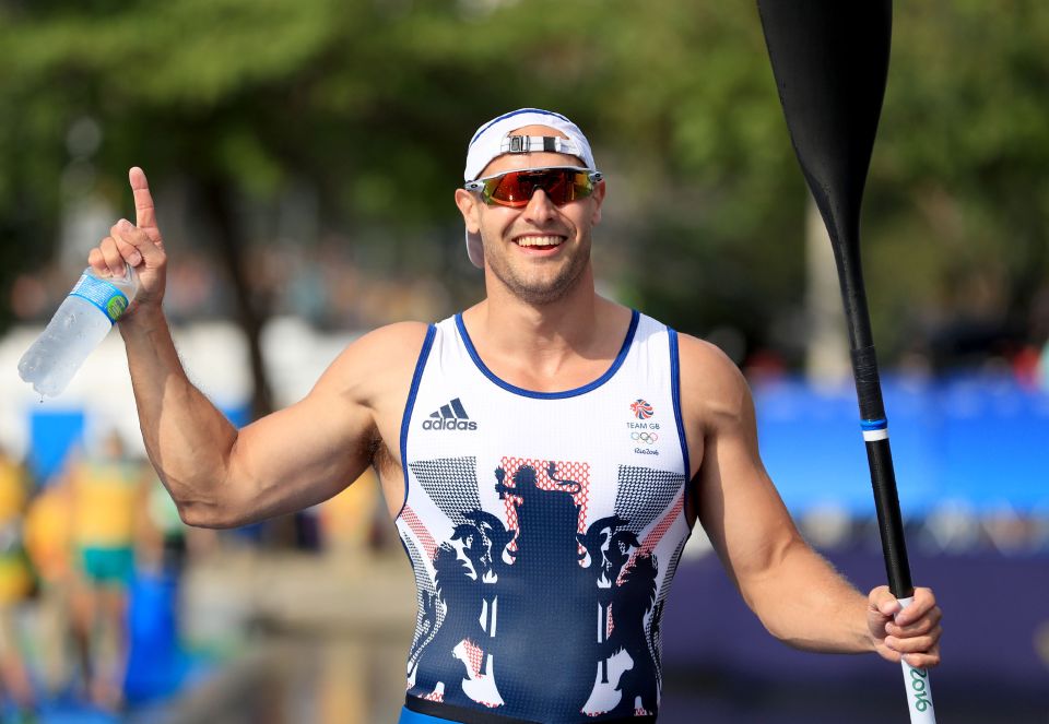 Liam Heath bags a gold in the 200m kayak to go with his silver in the double earlier this week