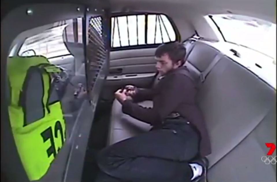 Police car crash 