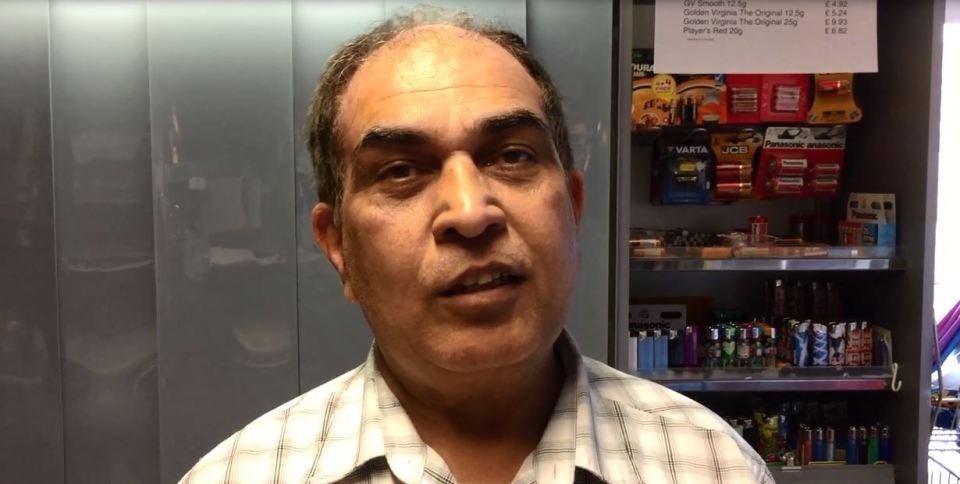 Mohammad said he would not hand over the cash from the till