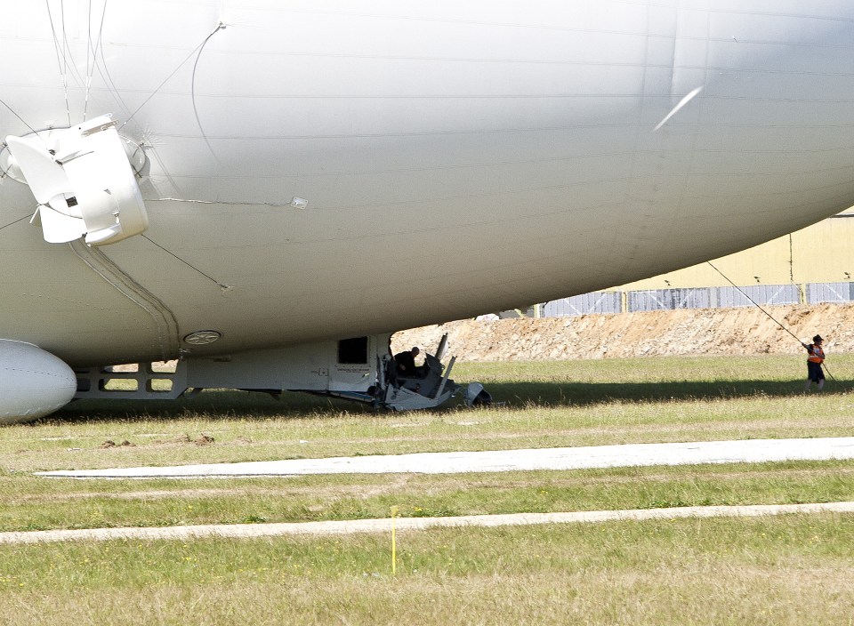 The Flying Bum sustained damage to its cockpit