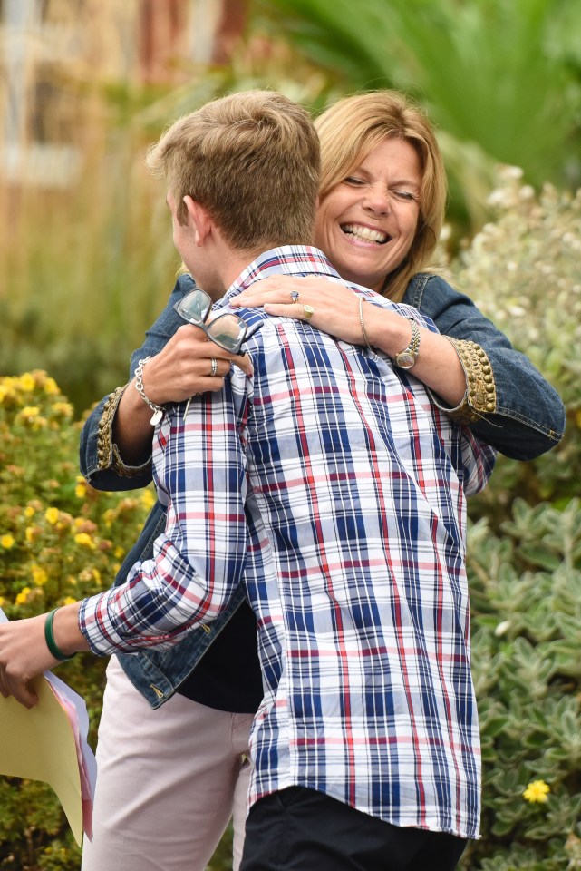 Brainbox Thomas Barker-Wienberger celebrates getting a clean sweep of 10 A*s in his GCSEs