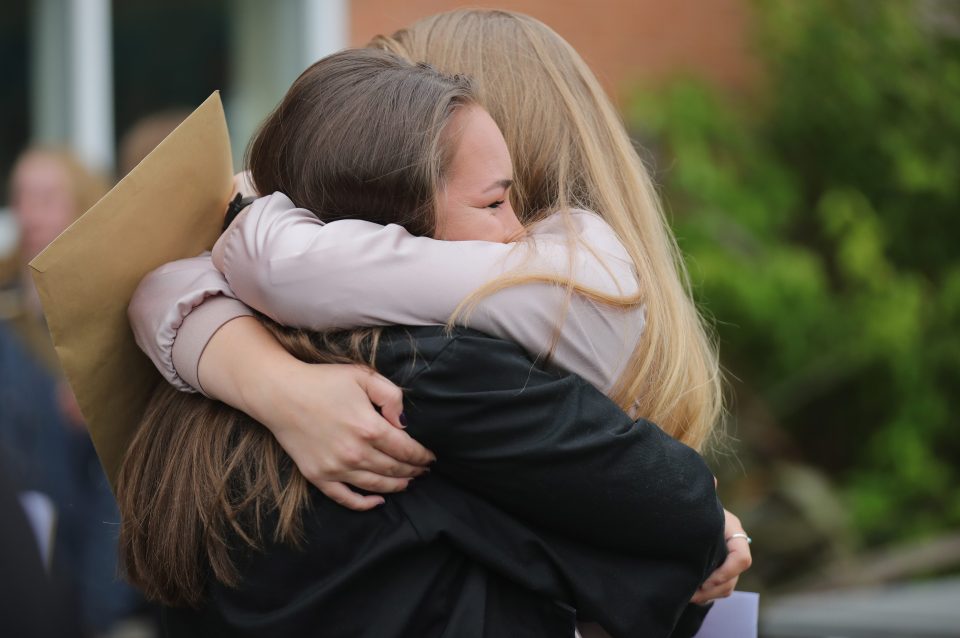 The drop in pass rates has been blamed on an increase in the number of pupils re-sitting their exams this year 