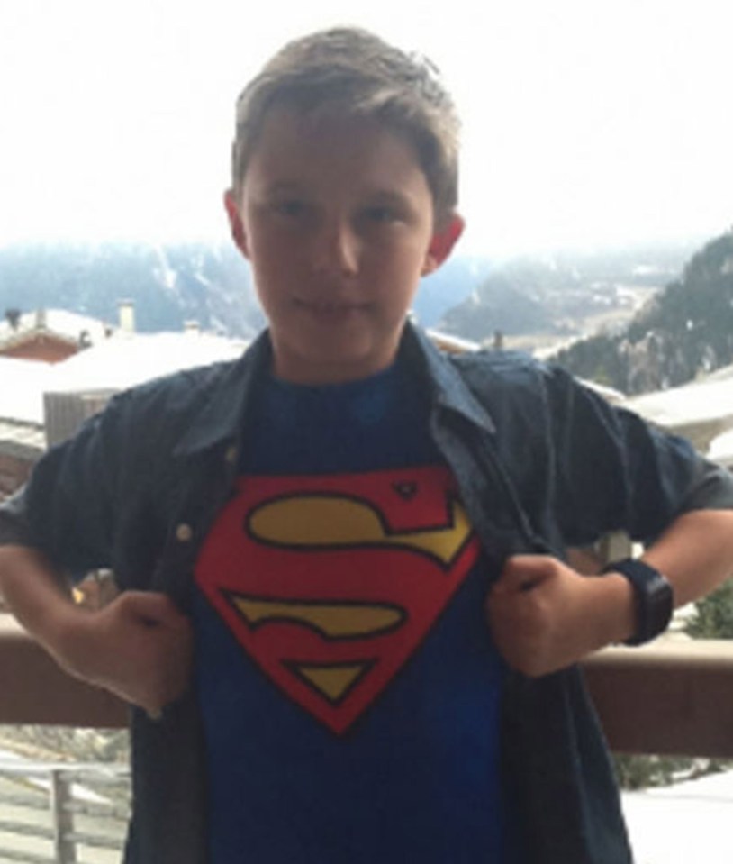 The youngster was staying at a family friends with his parents, who were badly injured