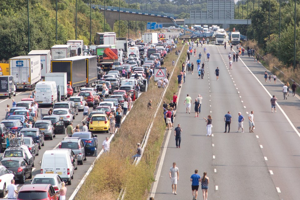 M20 bridge collapse