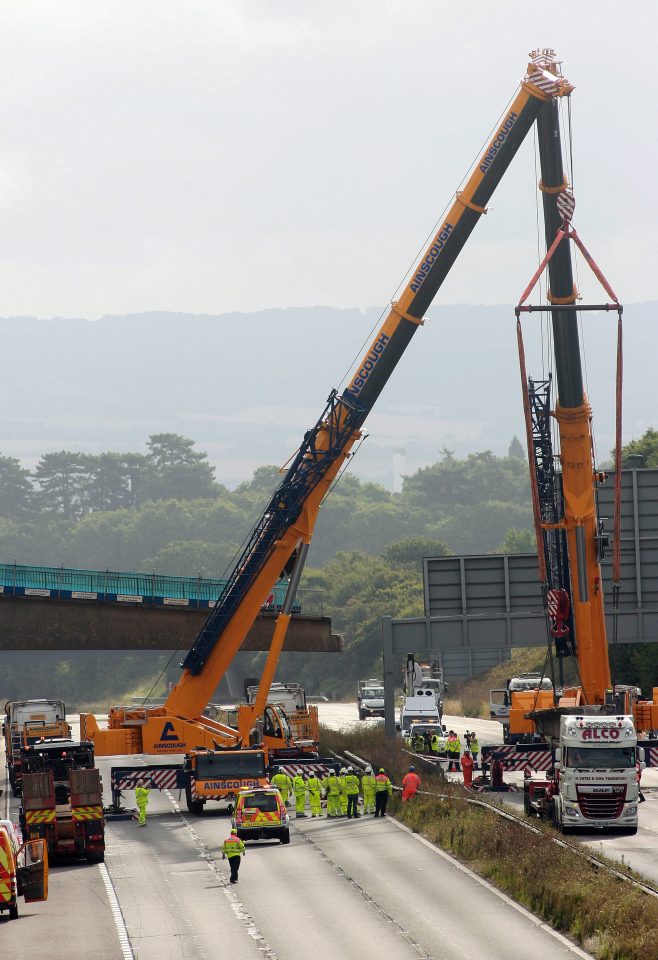 M20 bridge collapse