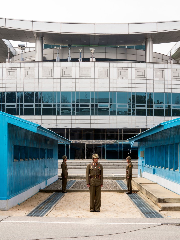 Panmunjom, DMZ, border with South Korea, Kaesong, Democratic People's Republic of Korea (DPRK), North Korea, Asia