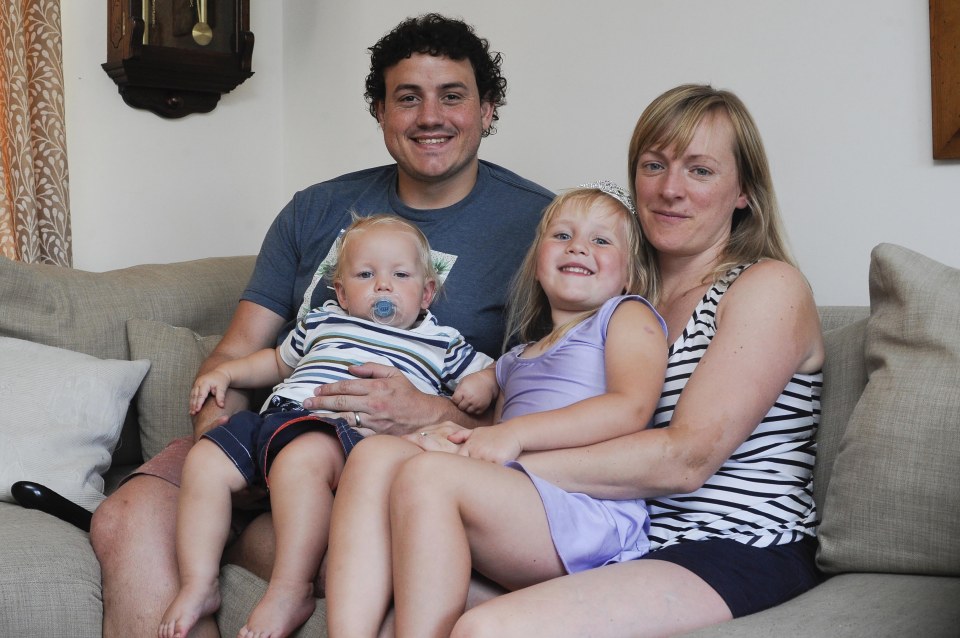 The family even had to fork out on a new pram for baby Ted after BA lost the original one