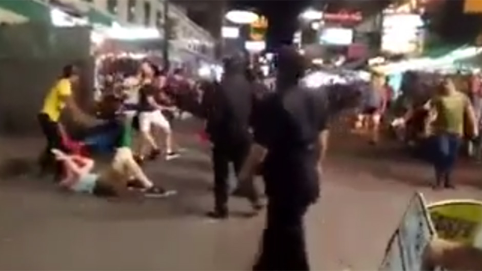 British backpakers battered by metal bar wielding gang in Thailand