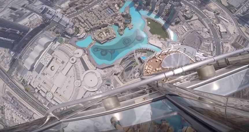 This is the epic view from the top of the Burj Khalifa