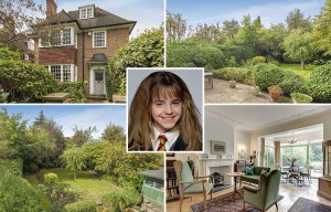 London home where Emma Watson's character Hermione Grainger lived in Harry Potter films goes on the market for £2.4million