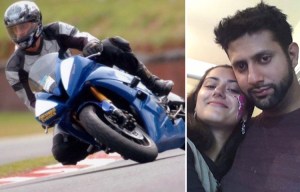 Dad-of-two died after being thrown from his motorbike when he hit a PIGEON‏