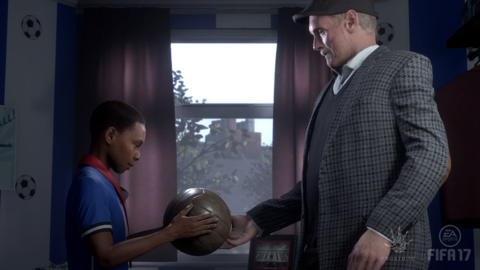 You can play The Journey in Fifa 17, a single player campaign