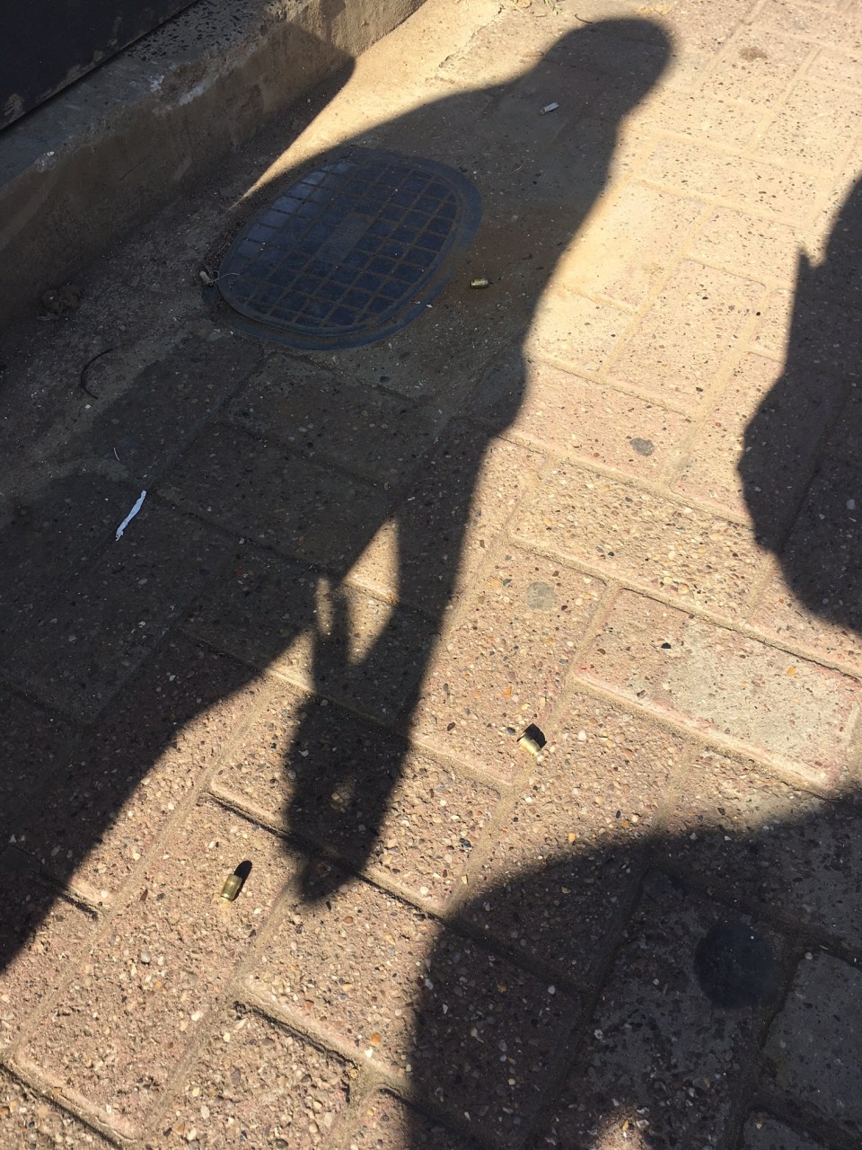 Cops said no victim or attacker had so far been found