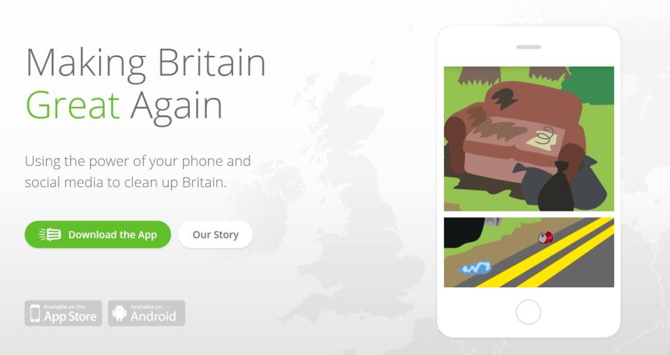 A screenshot from LitterGram's web page