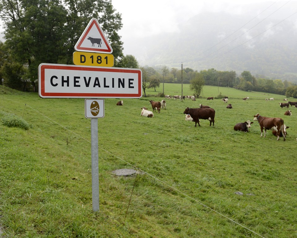Chevaline in France, where the murders took place 