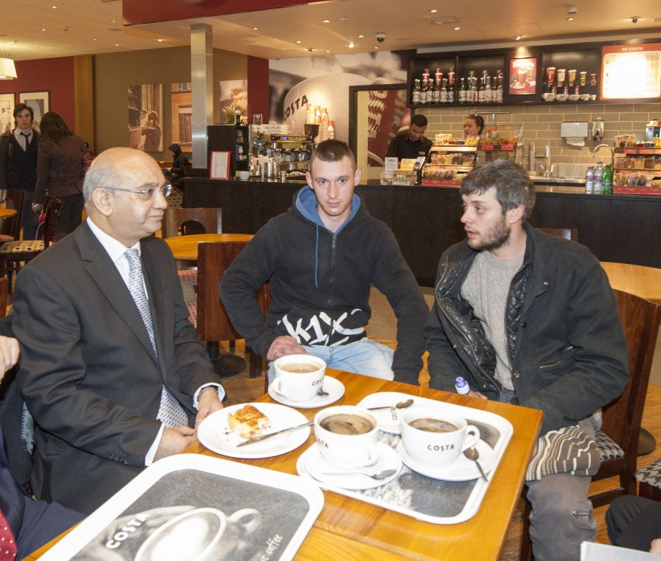 Vaz welcomed Romanians and Bulgarians to the country with coffee in 2014