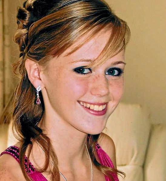Laura Thomas died in ... when she collided with a lorry while distracted watching porn on her phone