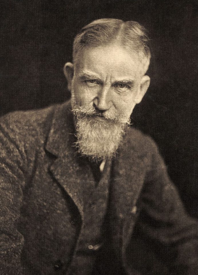 Man or superman? ... Jez can count such Visionaries as 18th century Irish playwright among his fellow free-thinkers
