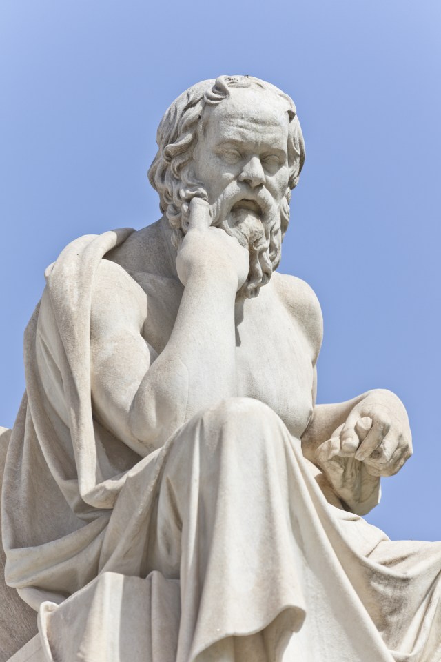 Greek drama ... but does Jez‘s Visionary status put him in the same bracket as ancient Athenian thinker Socrates?
