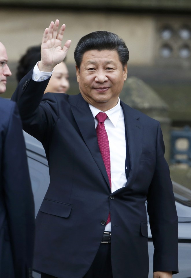 China announced it has lodged a formal complaint over the 10-minute phone call, pictured is President Xi Jinping
