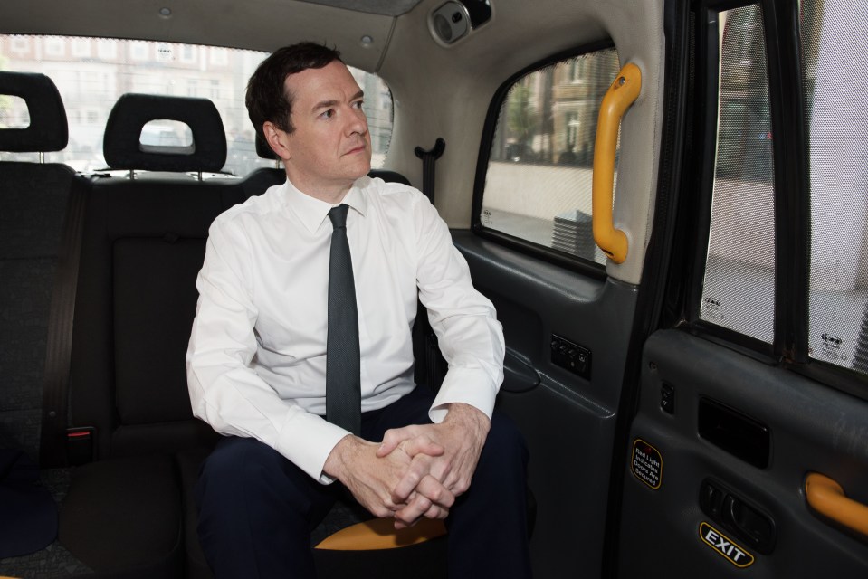 It comes a few days after the former Chancellor took his first Uber