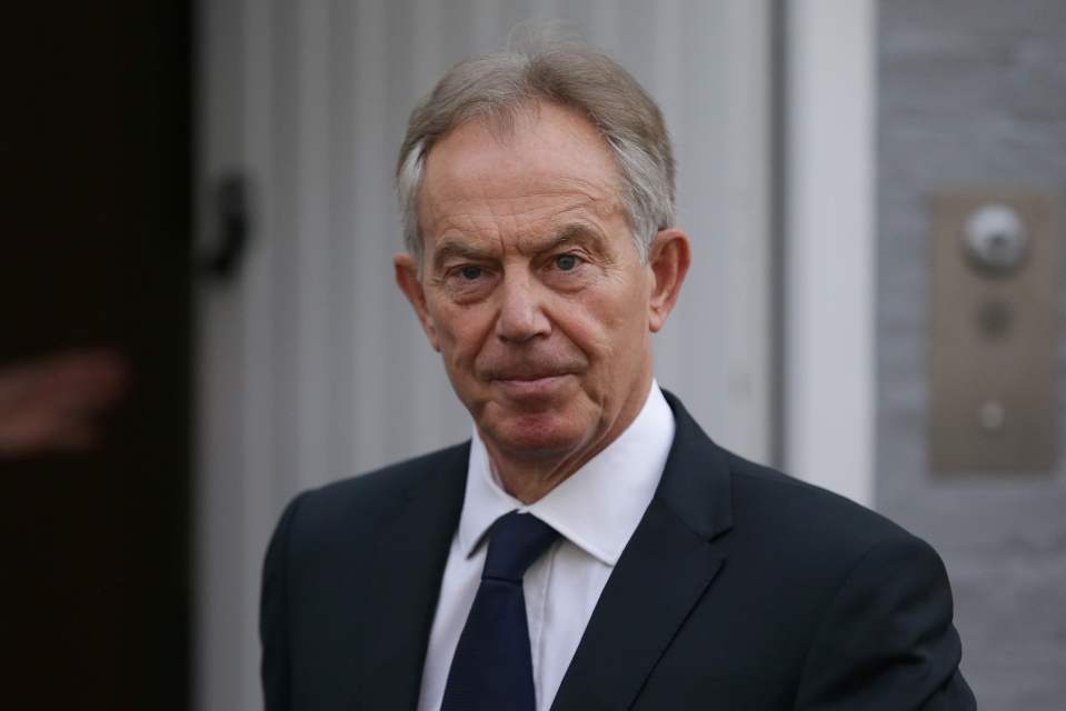 Former British Prime Minister Tony Blair