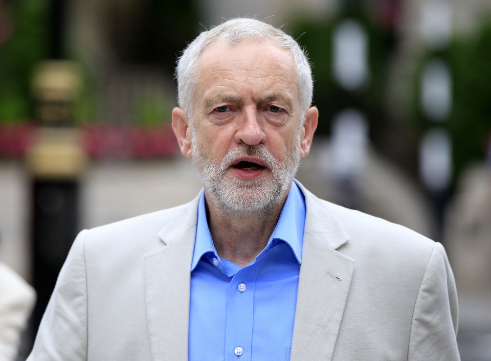 Labour leader Jeremy Corbyn