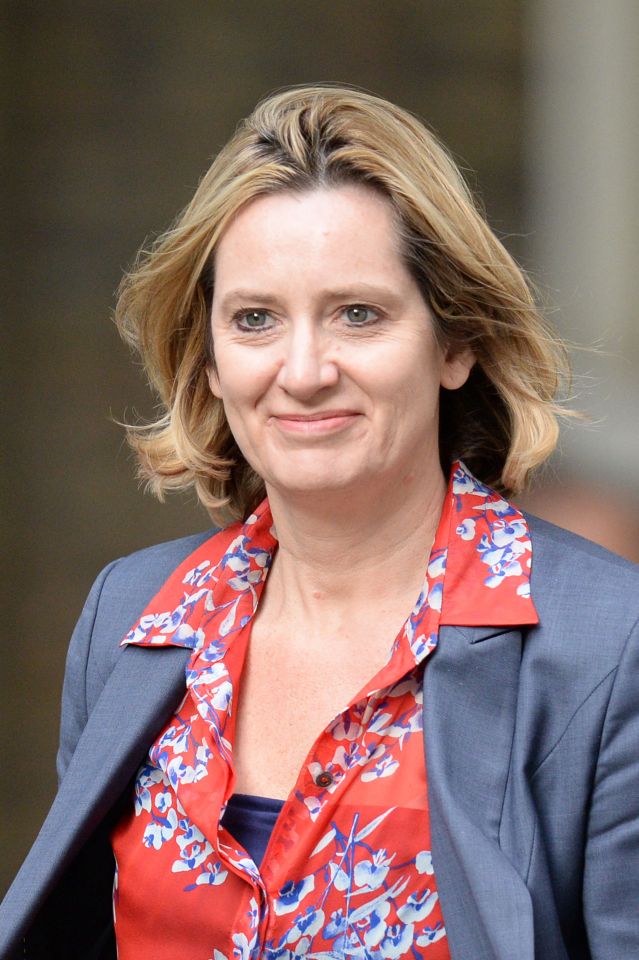 Grand plans ... Amber Rudd is looking at adopting a tough work permit system that would dramatically slash new arrivals from the rest of Europe